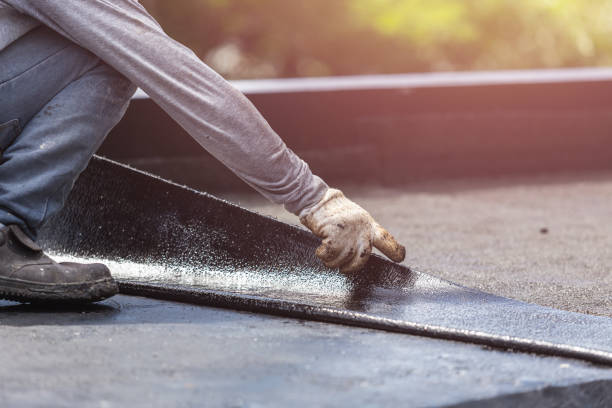 Professional Exterior Waterproofing technician working in Carteret, NJ